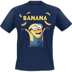 T-shirty męskie: Minions Banana T-Shirt granatowy