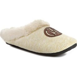 Kapcie damskie: Kapcie TOMMY HILFIGER – Mule Slipper FW56817602 Light Gold
