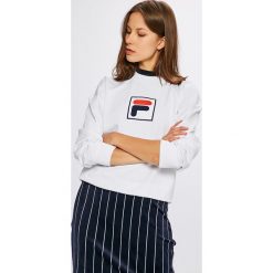 Fila - Bluza. Białe bluzy męskie Fila, m, z nadrukiem, z bawełny, z kapturem, bez rękawów, z kapturem. W wyprzedaży za 219,90 zł.