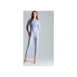 Kombinezon M672zary. Szare kombinezony damskie FIGL, xl, bez wzorów, bez kołnierzyka, bez rękawów. Za 235,00 zł.