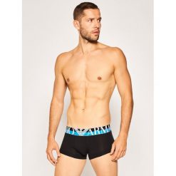 Bokserki Emporio Armani Underwear 111389 0P516 00020. Czarne bokserki męskie Emporio Armani Underwear, bez wzorów, z elastanu. Za 149,00 zł.