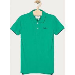 Pepe Jeans - Polo dziecięce Thor 140-176 cm. Zielone t-shirty chłopięce Pepe Jeans, bez wzorów, z bawełny, z krótkim rękawem. Za 119,90 zł.