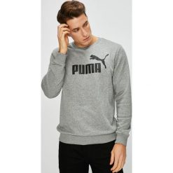 Puma - Bluza. Szare bluzy męskie Puma, xl, z nadrukiem, z elastanu, z okrągłym kołnierzem, bez rękawów, bez kaptura. W wyprzedaży za 159,90 zł.