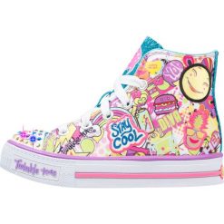 Skechers SHUFFLES Tenisówki i Trampki wysokie multicolor. Różowe trampki chłopięce Skechers, z materiału. Za 239,00 zł.