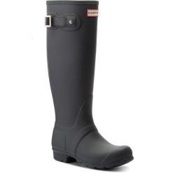Buty zimowe damskie: Kalosze HUNTER – Org Tall WFT1000RMA Dark Slate