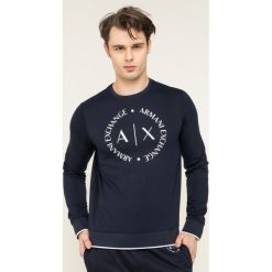 Bluza Armani Exchange 8NZM87 Z9N1Z 1510. Niebieskie bluzy męskie Armani Exchange, xl, bez wzorów, z elastanu, bez kołnierzyka, bez rękawów, bez kaptura. Za 449,00 zł.