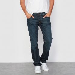 Jeansy Tim krój slim, denim ze stretchem. Szare jeansy męskie slim marki Levi's®, l, z bawełny, z długim rękawem, długie, z kapturem. Za 356,96 zł.