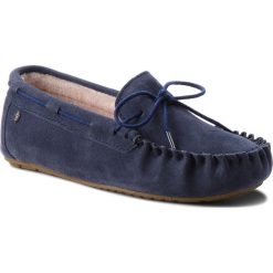 Kapcie EMU AUSTRALIA - Amity Teens T11445 Midnight. Niebieskie sandały dziewczęce z wełny. W wyprzedaży za 199,00 zł.