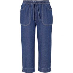 Cellbes Rybaczki ciemnoniebieski denim female niebieski 34. Niebieskie rybaczki damskie Cellbes, bez wzorów, z tkaniny. W wyprzedaży za 35,00 zł.