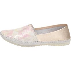 Półbuty buty damskie VINCEZA 12628 GD SKÓRA. Żółte półbuty damskie Vinceza, bez wzorów, ze skóry, na wysokim obcasie, na obcasie, bez zapięcia. W wyprzedaży za 129,00 zł.