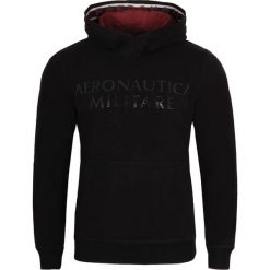 Bluza Aeronautica Militare. Czarne bluzy męskie xxl, bez wzorów, z włoskim kołnierzykiem, bez rękawów, bez kaptura. Za 349,00 zł.