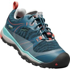 KEEN buty rekreacyjne dziecięce Terradora Low Wp Jr, Aqua Sea/Coral US 7 (EU 39). Niebieskie buty dziewczęce sportowe Keen, bez wzorów, z gumy, bez zapięcia. Za 319,00 zł.