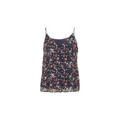 Bluzki Betty London INOLUTTE. Niebieskie bluzki damskie Betty London, s, bez wzorów, bez kołnierzyka, bez rękawów. Za 127,20 zł.