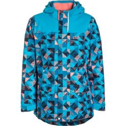 Jack Wolfskin TWIN FALLS 3IN1 Kurtka hardshell icy lake blue. Niebieskie kurtki dziewczęce marki Jack Wolfskin, z poliesteru, outdoorowe. W wyprzedaży za 211,60 zł.