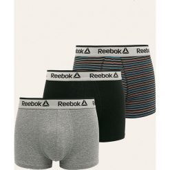 Reebok - Bokserki (3 pack). Szare bokserki męskie Reebok, bez wzorów, z elastanu. Za 139,90 zł.