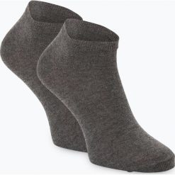 Marie Lund - Damskie skarpety do obuwia sportowego pakowane po 2 szt., szary. Szare skarpetki damskie Marie Lund, bez wzorów, z bawełny. Za 24,95 zł.