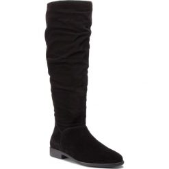 Kozaki TAMARIS - 1-25546-21 Black 001. Czarne buty zimowe damskie Tamaris, z materiału, na obcasie. Za 329,90 zł.