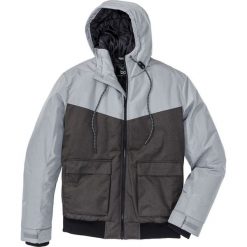 Kurtka zimowa ocieplana Regular Fit bonprix szaro-antracytowy. Szare płaszcze męskie bonprix, na zimę, m, bez wzorów. Za 159,99 zł.
