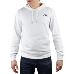Kappa Vend Hooded 707390-11-0601 bluzy męskie białe L. Białe bluzy męskie Kappa, m, bez wzorów, z bawełny, sportowe, z kapturem, bez rękawów, z kapturem. Za 129,99 zł.