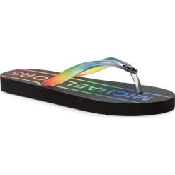 Japonki MICHAEL MICHAEL KORS - Flip Flop 40T9MKFA1Q Black Multi. Czarne klapki damskie MICHAEL Michael Kors, bez wzorów, z tworzywa sztucznego, bez obcasa. Za 189,00 zł.