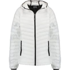 Columbia POWDER LITE HOODED Kurtka Outdoor white/black. Białe kurtki damskie softshell Columbia, xl, z materiału, outdoorowe. Za 529,00 zł.