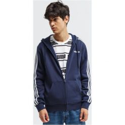 Adidas Bluza Rozpinana Z Kapturem E 3S Fz Fl , granatowy, rozmiar L. Niebieskie bluzy męskie Adidas, s, w paski, z bawełny, klasyczne, z kapturem, bez rękawów, z kapturem. W wyprzedaży za 199,99 zł.