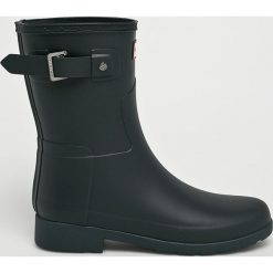 Hunter - Kalosze. Niebieskie kalosze damskie Hunter, bez wzorów, z gumy. W wyprzedaży za 539,90 zł.