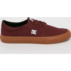 DC - Tenisówki. Brązowe trampki męskie DC, bez wzorów, z gumy, na sznurówki. Za 249,90 zł.