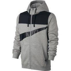Bluza Nike NSW Hoodie Fleece zip Hybrid (861712-063). Szare bluzy męskie marki Adidas, m, z bawełny. Za 139,99 zł.