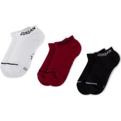 Zestaw 3 par niskich skarpet unisex NIKE - SX5546 011 Biały Bordowy Czarny. Czerwone skarpetki damskie Nike, bez wzorów, z elastanu. Za 69,00 zł.
