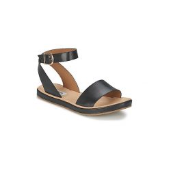 Sandały Clarks ROMANTIC MOON. Czarne sandały damskie Clarks, bez wzorów, bez obcasa, bez zapięcia. Za 279,20 zł.