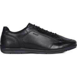 Geox - Buty. Czarne sneakersy męskie Geox, z okrągłym noskiem, na sznurówki. Za 479,90 zł.
