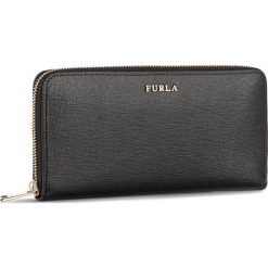 Duży Portfel Damski FURLA - Babylon 907853 P PR82 B30 Onyx. Czarne portfele damskie Furla, bez wzorów, ze skóry. W wyprzedaży za 409,00 zł.