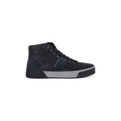 Buty Tommy Hilfiger 990 HIGH TOP. Czarne trampki męskie TOMMY HILFIGER, bez wzorów, bez zapięcia. Za 433,66 zł.