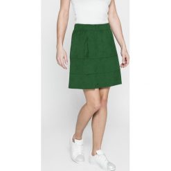 Noisy May - Spódnica. Zielone spódniczki damskie marki Noisy May, s, bez wzorów, z poliesteru, z podwyższonym stanem, mini, rozkloszowane. Za 149,90 zł.