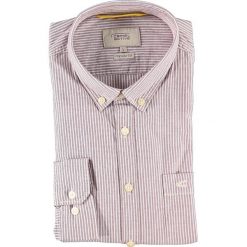 Koszula "Jack" - Regular fit - w kolorze biało-ciemnoczerwonym. Czerwone koszule męskie m, w paski, z bawełny. W wyprzedaży za 89,95 zł.
