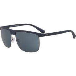 Emporio Armani - Okulary 0EA4108. Czarne okulary przeciwsłoneczne męskie marki Emporio Armani, z tworzywa sztucznego, prostokątne. Za 549,90 zł.