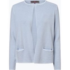 Lieblingsstück - Kardigan damski, niebieski. Niebieskie swetry damskie Lieblingsstück, bez wzorów, z bawełny, eleganckie, bez rękawów, bez kaptura. Za 499,95 zł.