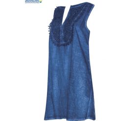 Tunika plażowa Sunflair Green Dream 23821. Zielone tuniki plażowe damskie SUNFLAIR, na plażę, bez wzorów, bez kołnierzyka, bez rękawów. Za 237,00 zł.