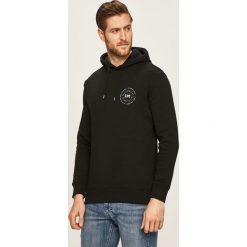Lee - Bluza. Czarne bluzy męskie Lee, s, bez wzorów, z bawełny, z kapturem, bez rękawów, z kapturem. Za 299,90 zł.