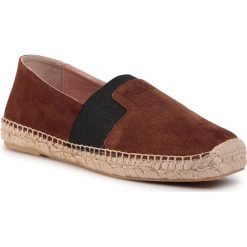 Espadryle POLLINI - SA10442G0ATG0200 Crosta Horse. Pomarańczowe espadryle damskie Pollini, bez wzorów, ze skóry, bez obcasa, na płaskiej podeszwie. W wyprzedaży za 389,00 zł.