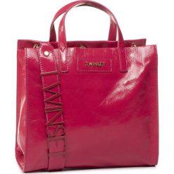 Torebka TWINSET - Tote 201TO8091 Jazz 03546. Różowe torebki klasyczne damskie Twinset, bez wzorów, ze skóry, klasyczne, na ramię, bez dodatków. Za 1299,00 zł.