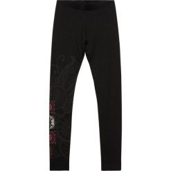 Desigual legginsy damskie Legging Dann L czarne. Czarne jeansy damskie Desigual, l, z nadrukiem, z jeansu. Za 199,00 zł.