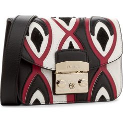 Torebka FURLA - Metropolis 908136 B BML4 PSD Onyx/Ruby/Petalo. Czarne listonoszki damskie marki Furla. W wyprzedaży za 649,00 zł.