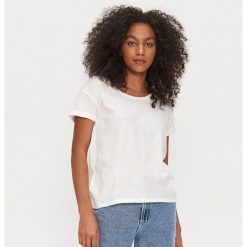 T-shirt z bawełny organicznej - Kremowy. Białe t-shirty damskie House, s, bez wzorów, z bawełny, bez kołnierzyka. Za 29,99 zł.