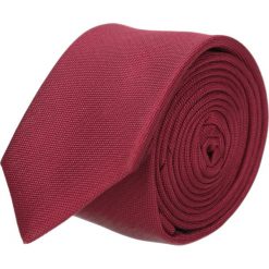 Krawat platinum bordo classic 204. Czerwone krawaty męskie Recman, na co dzień, z aplikacjami, z tkaniny, eleganckie. Za 69,00 zł.