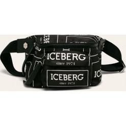 Iceberg - Nerka. Czarne nerki damskie Iceberg, w paski, z bawełny, casualowe, bez dodatków. W wyprzedaży za 649,90 zł.