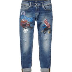 Dżinsy "Joey Cartoon" - Tapered fit - w kolorze granatowym. Niebieskie jeansy damskie Denim Special, l. W wyprzedaży za 171,95 zł.