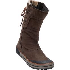 Keen Kozaki Elsa Premium Zip Wp W Espresso Us 8 (38,5 Eu). Brązowe kozaki damskie skórzane marki Keen, przed kolano, na wysokim obcasie. W wyprzedaży za 549,00 zł.