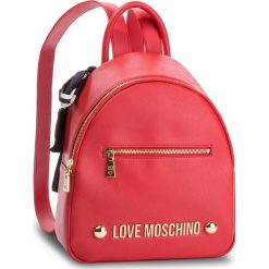 Plecak LOVE MOSCHINO - JC4307PP06KU0500 Rosso. Czerwone plecaki damskie marki Love Moschino, ze skóry ekologicznej, eleganckie. Za 839,00 zł.